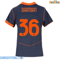Camisa de time de futebol Inter Milan Matteo Darmian #36 Replicas 3º Equipamento Feminina 2025-26 Manga Curta